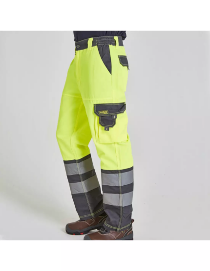 PANTALÓN GABARDINA ALTA VISIBILIDAD BICOLOR CLASE 2