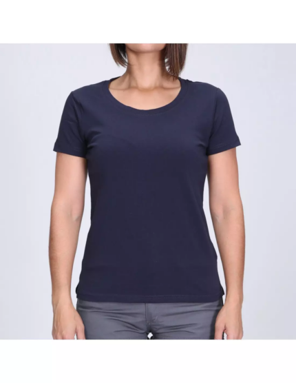 POLERA CUELLO POLO SPANDEX MANGA CORTA MUJER