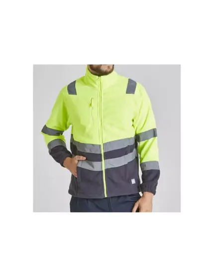 CHAQUETA MICROPOLAR CLASE 2 -HIGH VIS BICOLOR